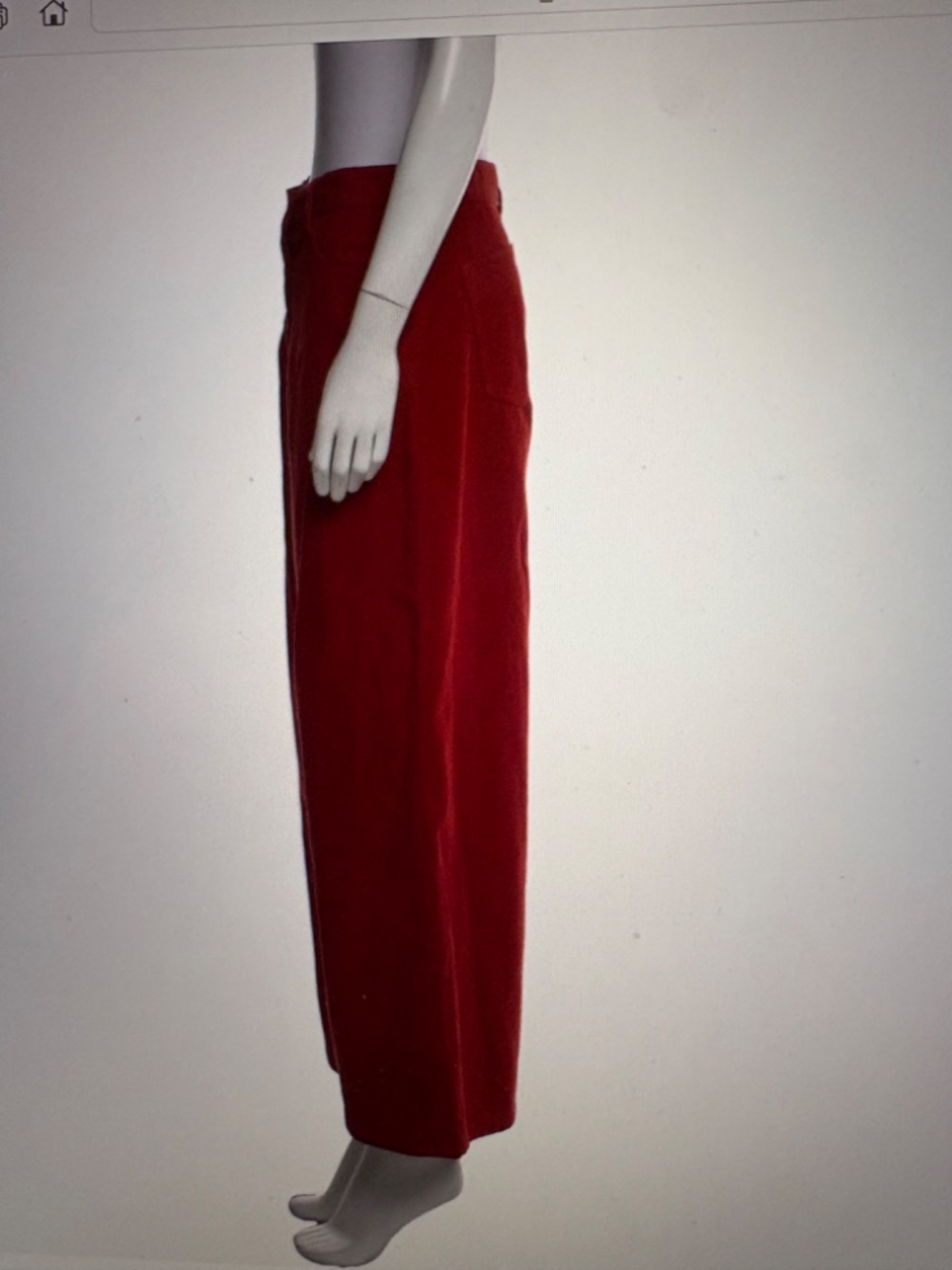 The Row Red Corduroy Jeans - Picture 8 of 9